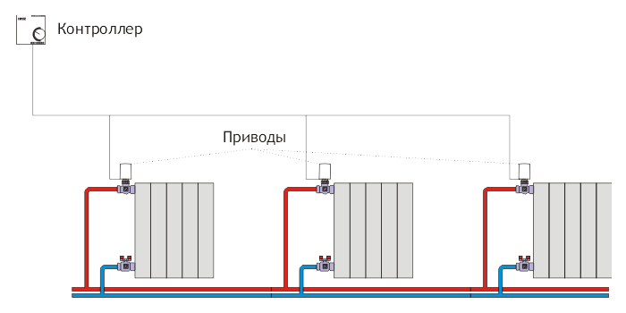 Схема с электронным регулятором Herz