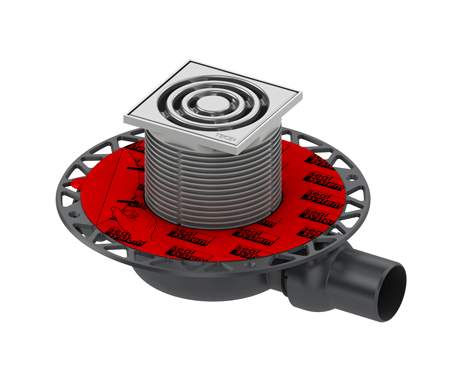 Трап дренажный TECEdrainpoint S110 низкий с фланцем SS, 3601100 фото - 1