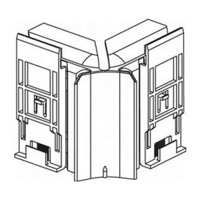 Открытый зажим для наружных углов D22, 2152 фото - 2