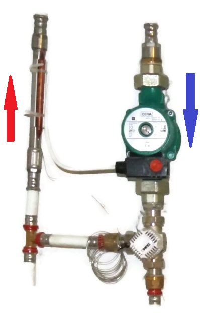 Трехходовой разделительный термостатический клапан Herz Calis TS-E