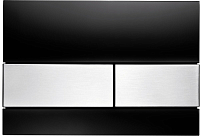 Панель смыва TECEsquare стекло черное, клавиши нерж, 9240806 Панель смыва TECEsquare стекло черное, клавиши нерж, 9240806