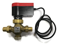 Клапан регулирующий 2/3х седельный Herz DN15 с приводом 220В, 3х Клапан регулирующий 2/3х седельный Herz DN15 с приводом 220В, 3х