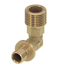 Уголок с ниппелем Tece 16xR1/2" латунь, 767516