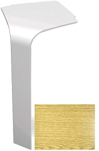 Угол внутренний дуб светлый D22, 2061 фото - astuniqueidentifier