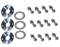 Комплект 3 ответных фланцев для клапана PN6 DN20