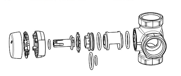 VRG 802 Набор внутренних деталей ESBE VRG130 DN32/40, 17006920 VRG 802 Набор внутренних деталей ESBE VRG130 DN32/40, 17006920 фото - 2