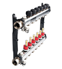 Коллектор Tece для теплого пола с расходомерами, 3 отв, 77310003 фото - astuniqueidentifier