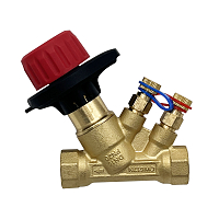 Клапан балансировочный ручной Wester DN25 Kvs 8,59 с изм. нип. 1", VBS1N