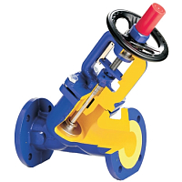 Клапан балансировочный Zetkama 443 фланцевый DN40