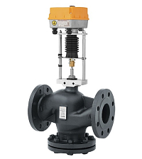 Клапан 2х ходовой регулирующий TRV DN80 Kvs 100 с приводом 3х 220В Клапан 2х ходовой регулирующий TRV DN80 Kvs 100 с приводом 3х 220В