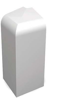 Угол наружный белый D22 2082 фото - 1