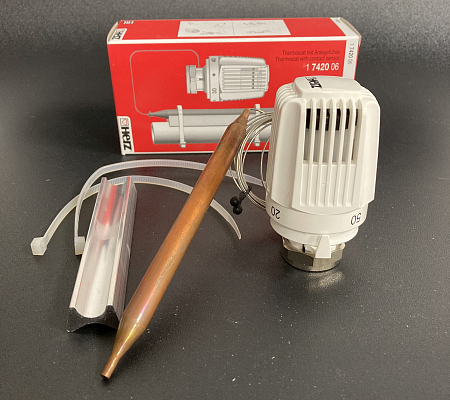 Термоголовка Herz с накладным датчиком 20-50, 742006 фото - 3