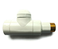 Клапан термостатический Herz De Luxe прямой White DN15, 792344 фото - astuniqueidentifier