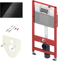 Инсталляция Tece Base 2.0 для унитаза, Now черная глянцевая, K440403