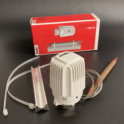 Термоголовка Herz с накладным датчиком 40-70, 742100 фото - 3