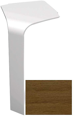 Угол внутренний дуб темный D22, 2071 фото - 1