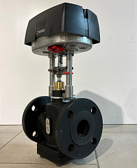 Клапан управляющий Меркурий КР-2 PN16 DN20 kvs6.3 с приводом ESBE 600Н 220В