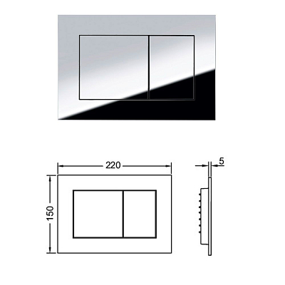 Инсталляция Tece Base 2.0 для унитаза, TECEnow хром, 9400412 фото - 3