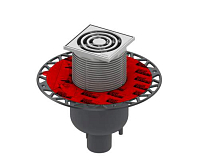 Трап дренажный TECEdrainpoint S130 с фланцем SS, 3601300